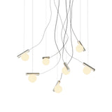 Node. 07 Chandelier: Brushed Nickel