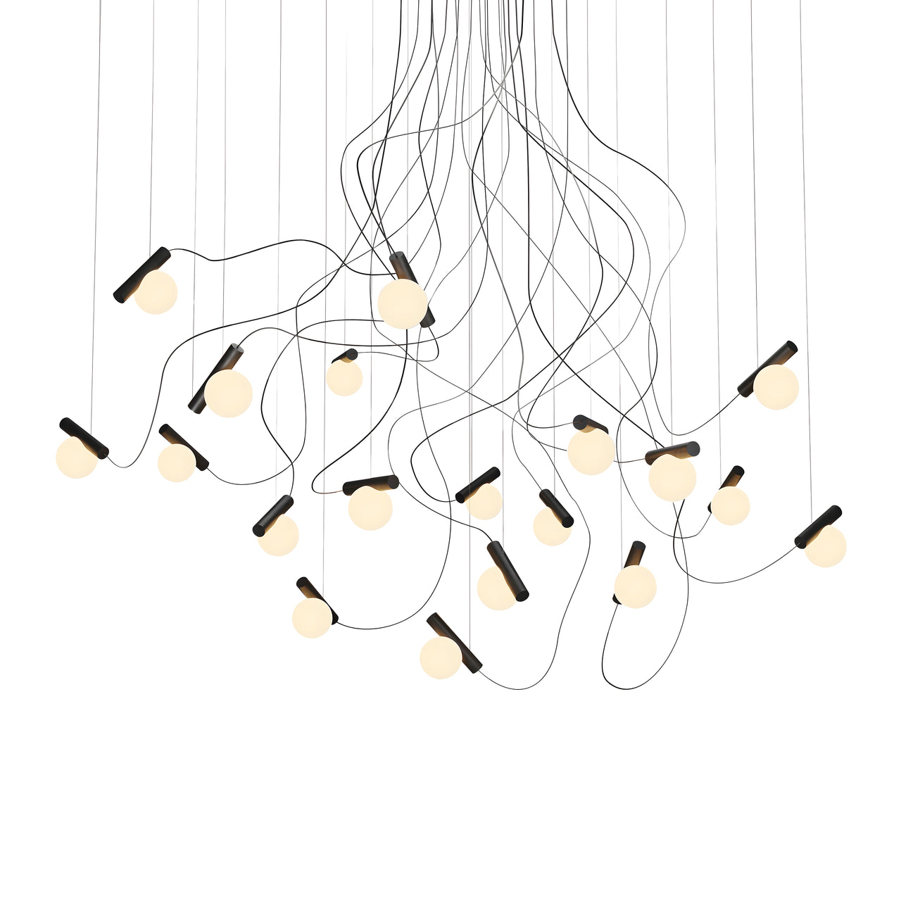 Node. 19 Chandelier: Matt Black