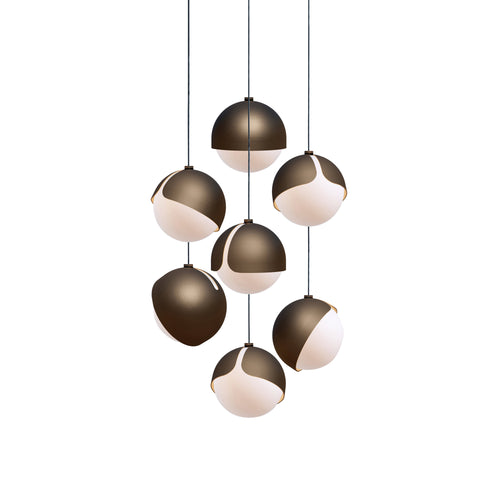 Ohm. 07 Chandelier: Brushed Bronze