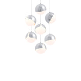 Ohm. 07 Chandelier: Polished Chrome