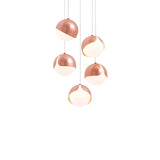 Ohm. 05 Chandelier: Polished Copper
