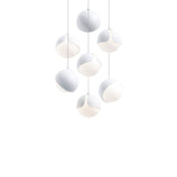 Ohm. 07 Chandelier: Sandtex White