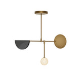 Phase. 01 Chandelier: Brushed Antique Brass