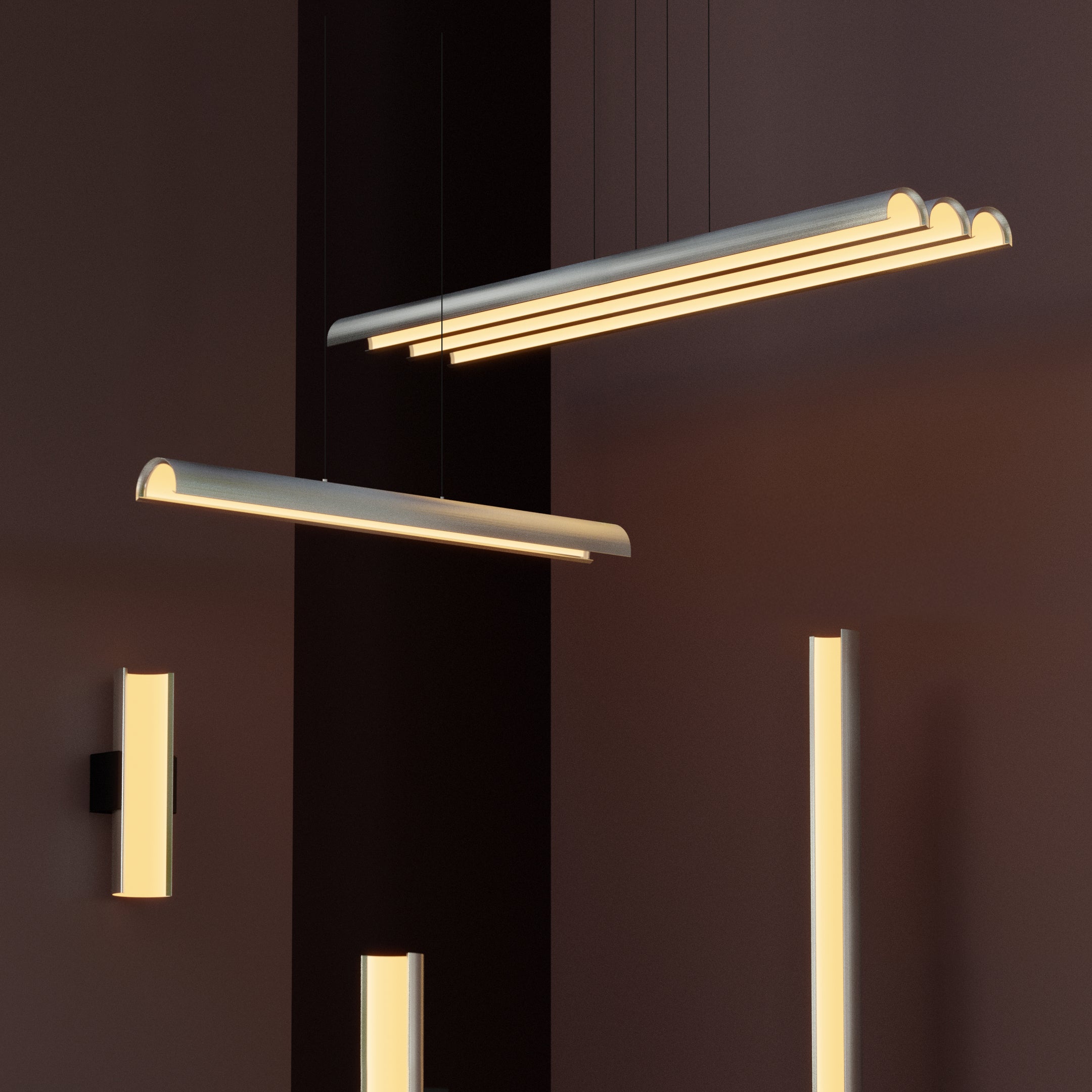 Pola. 4ft Linear Multi Pendant