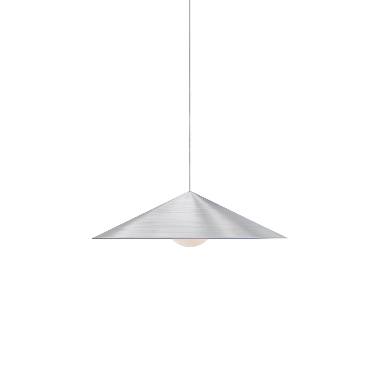 Wisp 120 Pendant: Brushed Aluminum