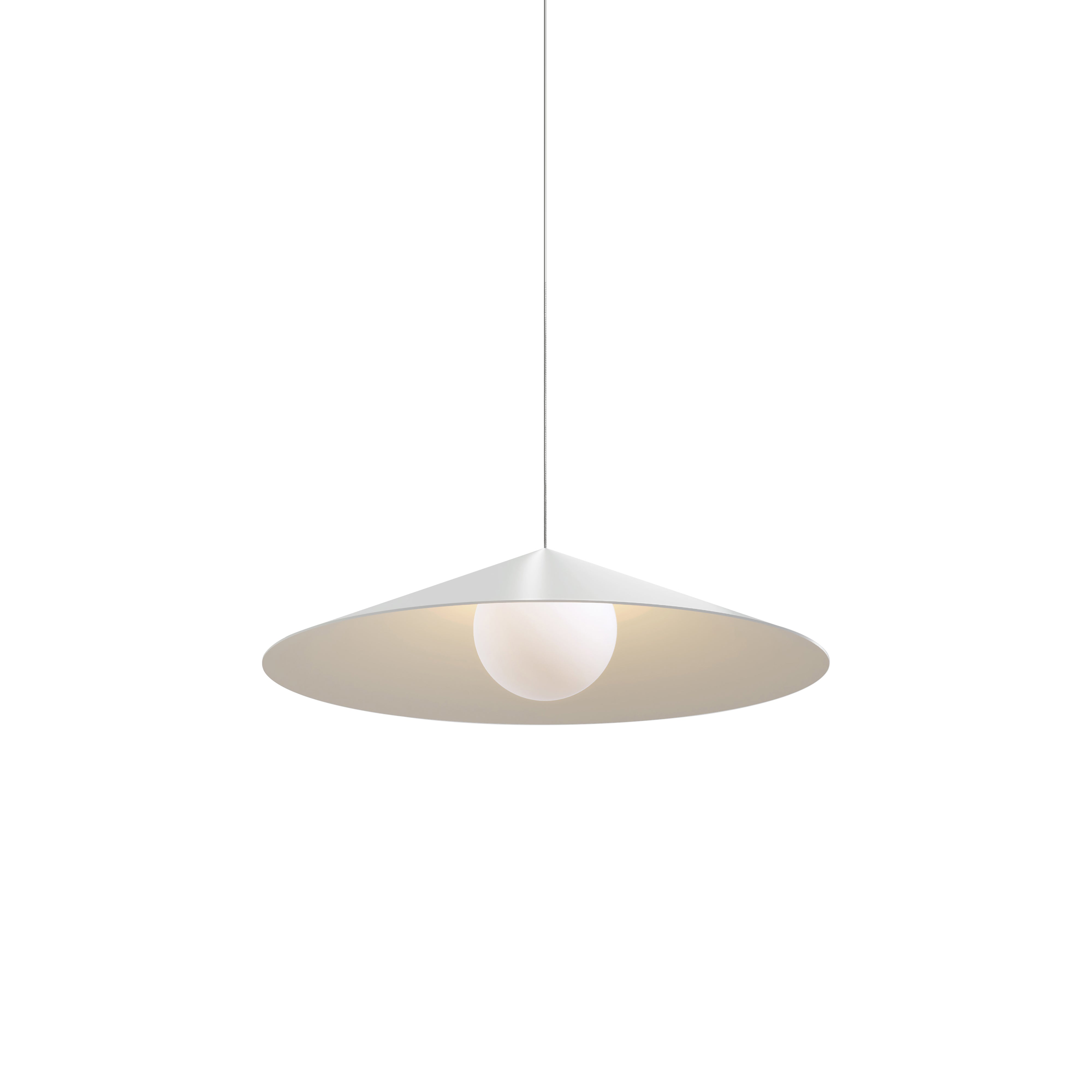 Wisp 120 Pendant: Matte White
