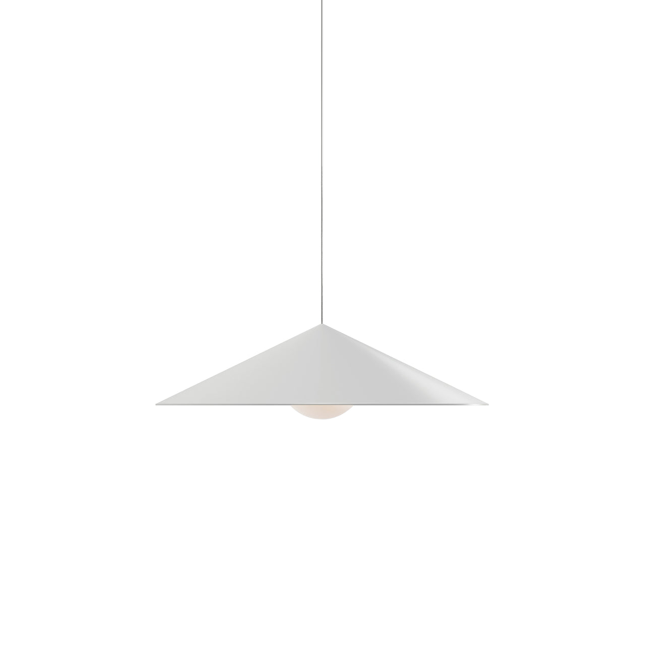 Wisp 120 Pendant: Matte White