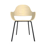 Showtime Nude Chair with Metal Base: Natural Ash +  Anthracite Grey