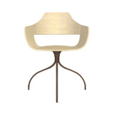Showtime Chair with Swivel Base: Natural Ash + Pale Brown