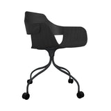Showtime Chair with Wheel: Ash Stained Black + Anthracite Grey