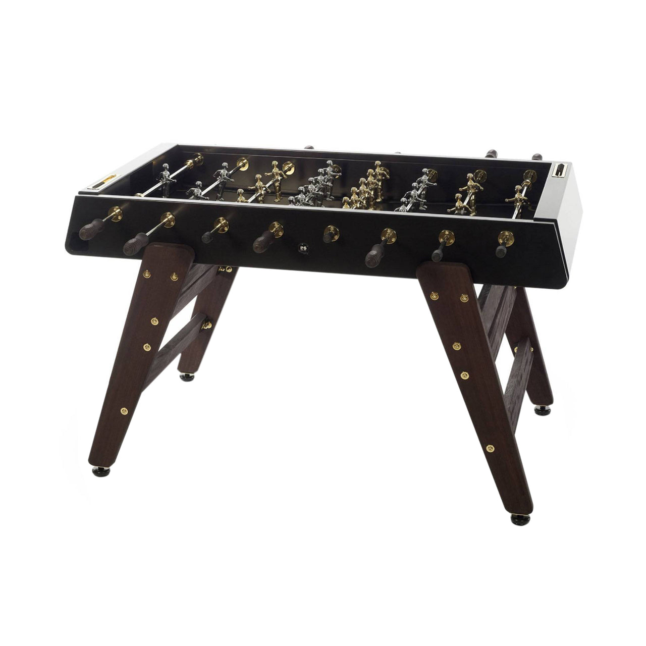 RS3 Wood + Gold Football Table: Indoor/Outdoor