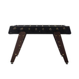 RS3 Wood + Gold Football Table: Indoor/Outdoor: Black