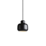 Stone Small Pendant Light: Black