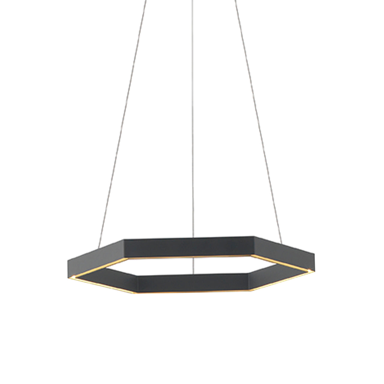 Hex 750 Pendant Light: Black