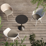 Bat Outdoor Dining Chair: Plastic Base