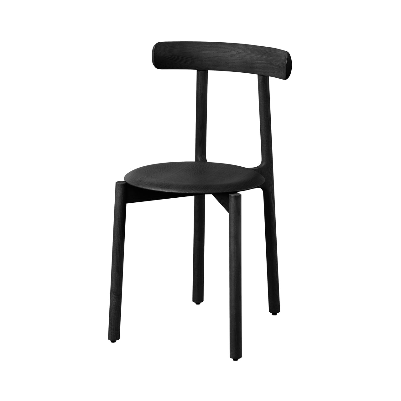 Bice Chair: Black Ash