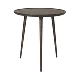 Accent Cafe Table: Grey Stained Lacquered Oak