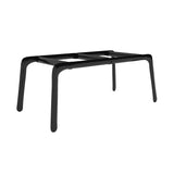 Most Table Base: Black Glossy Matt Steel