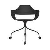 Showtime Chair with Wheel: Ash Stained Black + Anthracite Grey