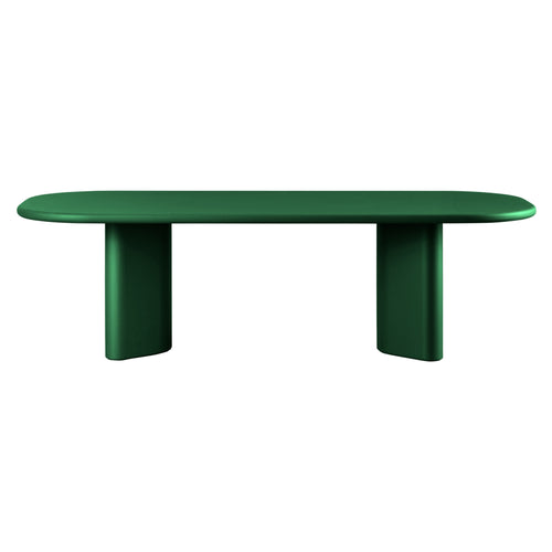 Bonbon Rectangular Dining Table: Large + Lacquered Pine + Lacquered Pine