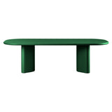 Bonbon Rectangular Dining Table: Large + Lacquered Pine + Lacquered Pine