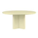 Bonbon Round Dining Table: Large + Lacquered Butter