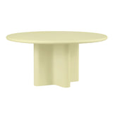 Bonbon Round Dining Table: Large + Lacquered Butter