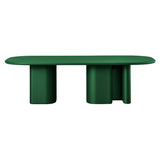 Bonbon 3 Rectangular Dining Table: Large + Lacquered Pine + Lacquered Pine 