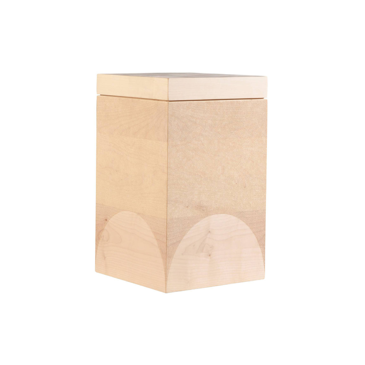 Branco Box: Tall + White Oiled Maple + Sunrise