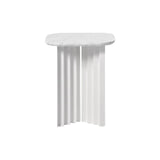 Plec Rectangular Occasional Table: Marble Top + Small - 14.8