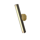 IP Cale(e) Wall Light: Version 3 + Satin Graphite + Satin Brass