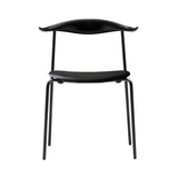 CH88P Dining Chair: Black Steel + Beech + Black Beech