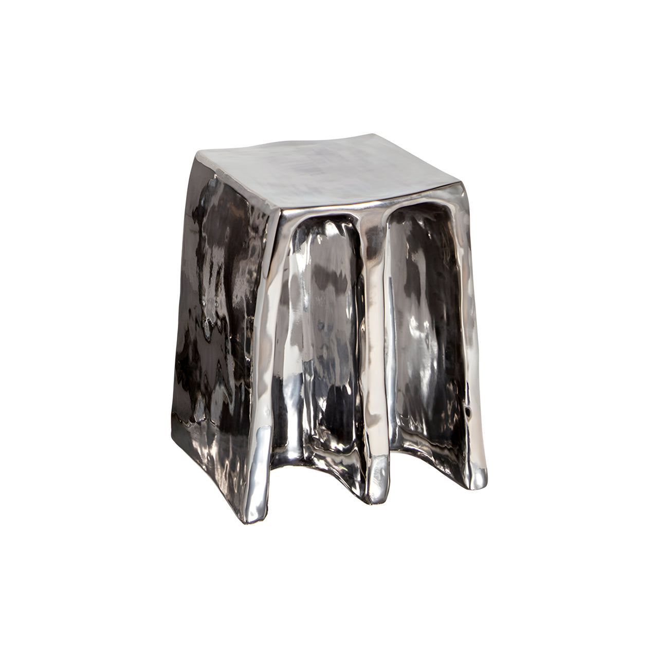 Chouchou Stool: Silver