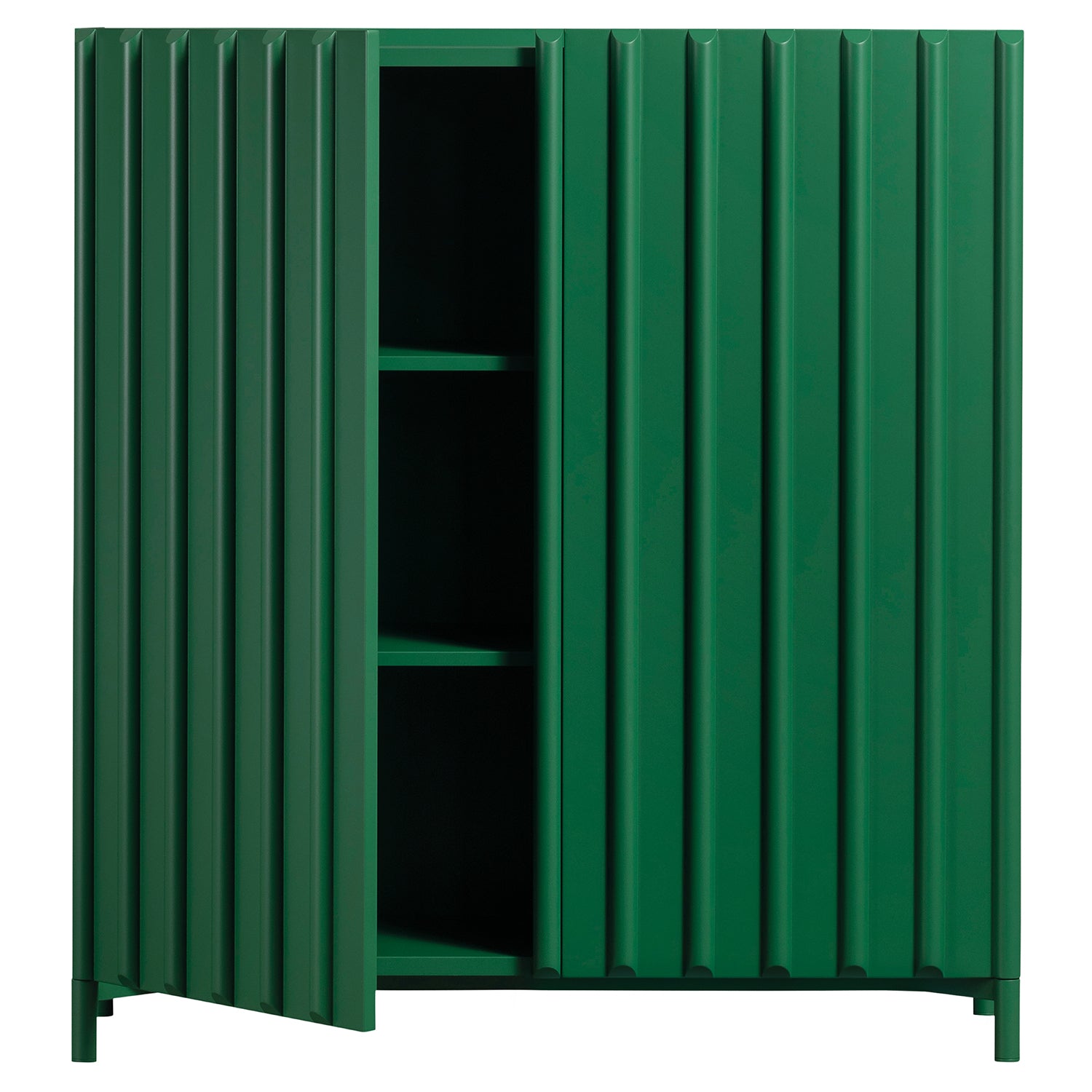 Containermid Cabinet: Small + Lacquered Pine