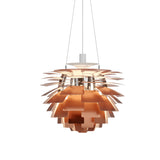 PH Artichoke Pendant: Medium + Copper + White