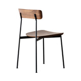 Crawford Dining Chair W: Natural Walnut