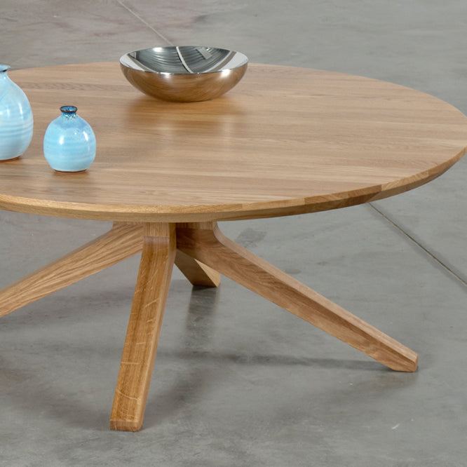 Cross Round Coffee Table