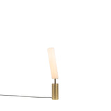 Clopes 09 Floor Lamp: Low + Polished Brass + Satin Brass