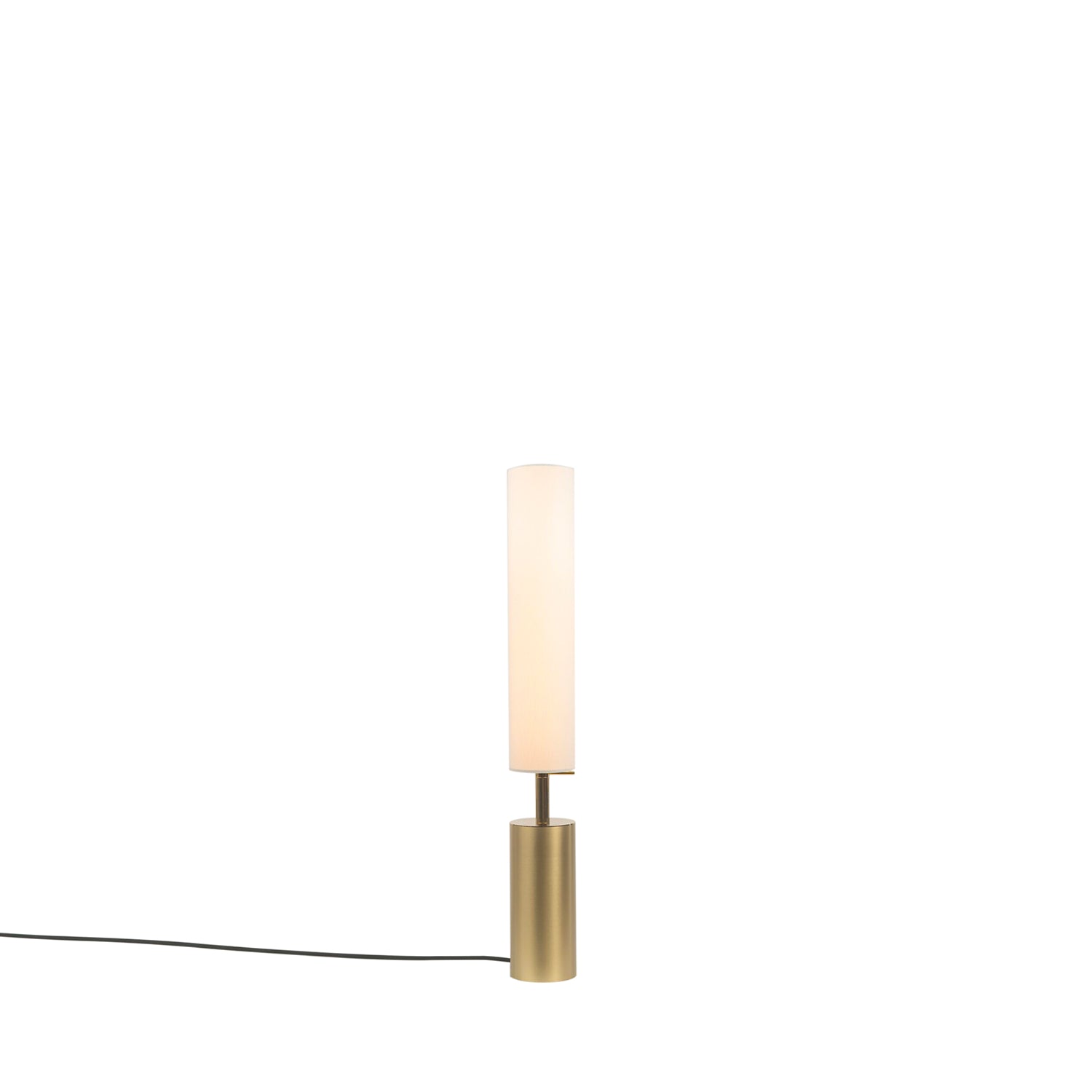 Clopes 09 Floor Lamp: Low + Polished Brass + Satin Brass