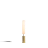 Clopes 09 Floor Lamp: Low + Polished Brass + Satin Brass