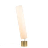 Clopes 20 Floor Lamp: Low + Polished Brass + Satin Brass