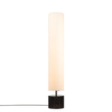 Clopes 20 Floor Lamp: Low + Polished Graphite + Toasted Ash