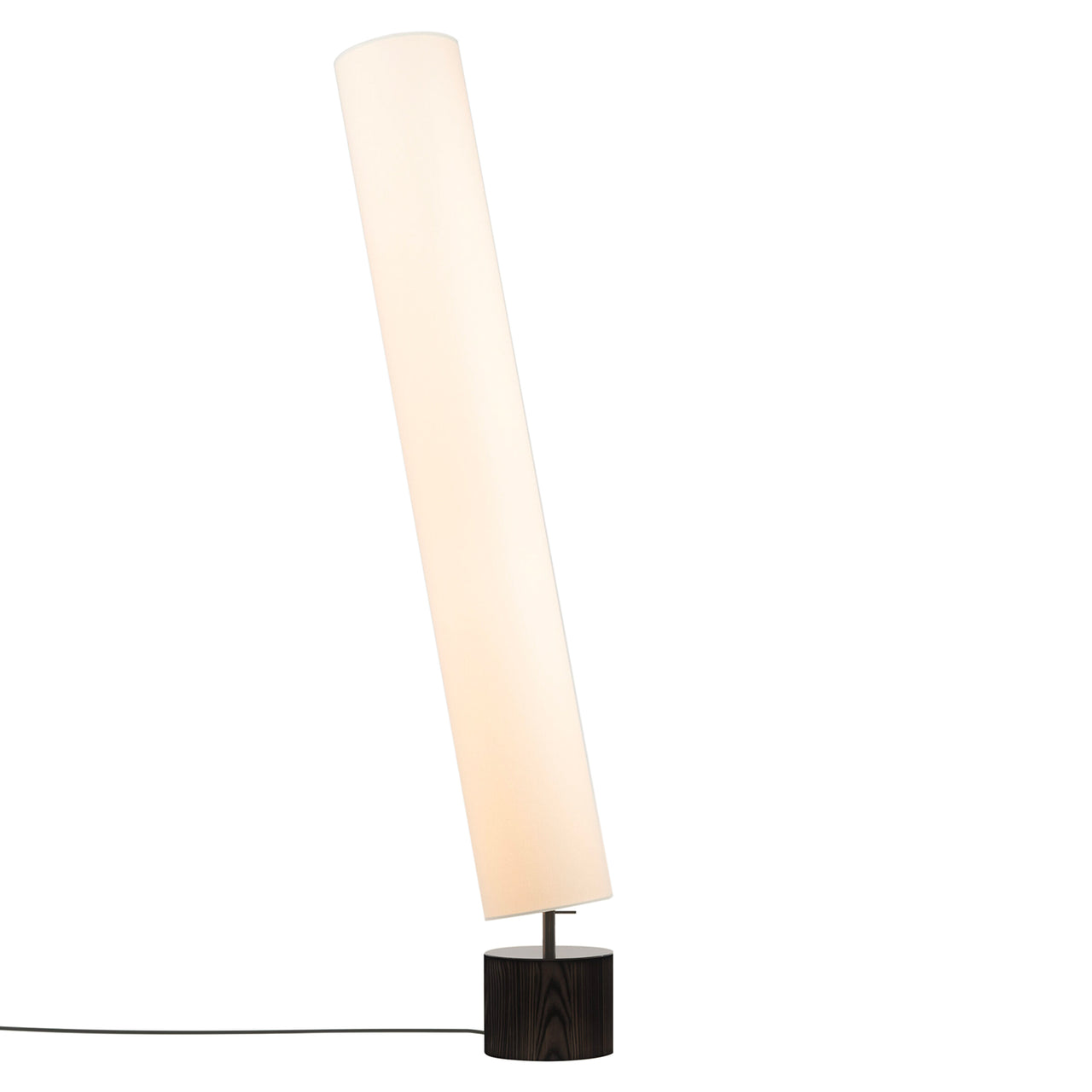Clopes 20 Floor Lamp: High + Polished Graphite + Toasted Ash