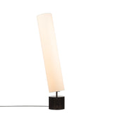 Clopes 20 Floor Lamp: Low + Polished Graphite + Toasted Ash
