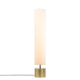 Clopes 20 Floor Lamp: Low + Polished Brass + Satin Brass