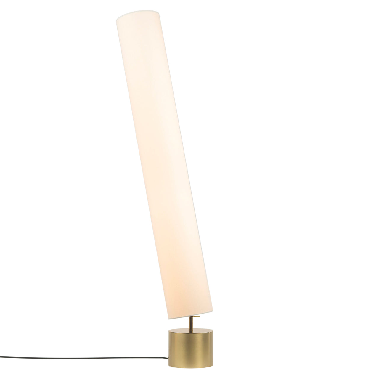 Clopes 20 Floor Lamp: High + Polished Brass + Satin Brass