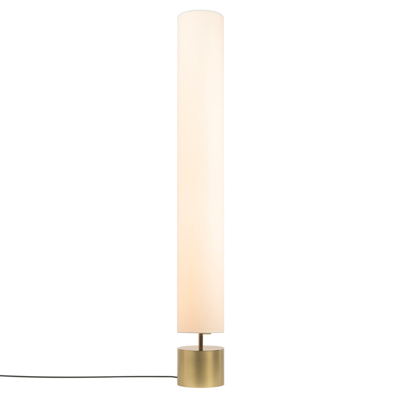 Clopes 20 Floor Lamp: High + Polished Brass + Satin Brass