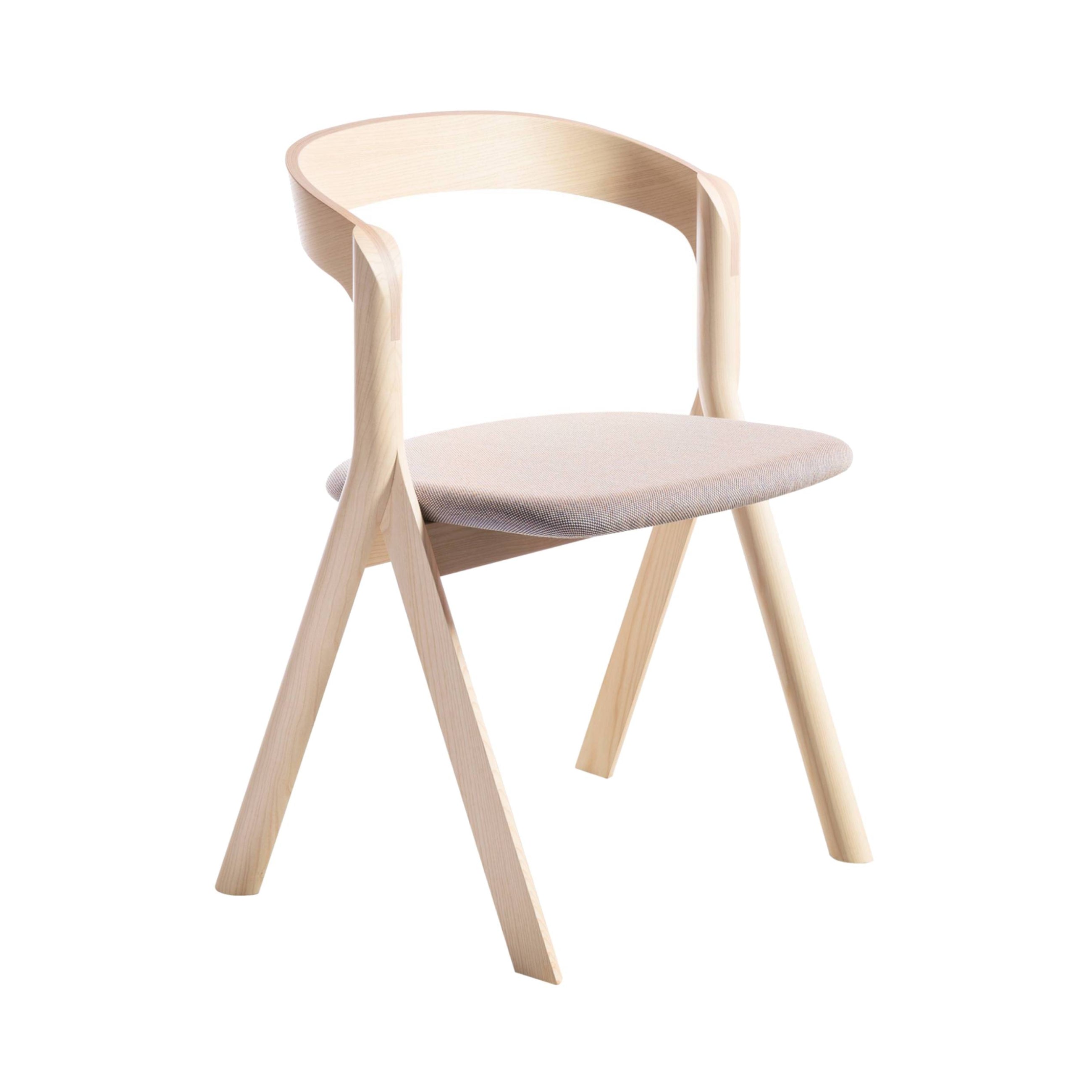 Diverge Stacking Chair: Ash