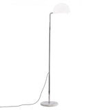 Mezzaluna Floor Lamp: Glossy White