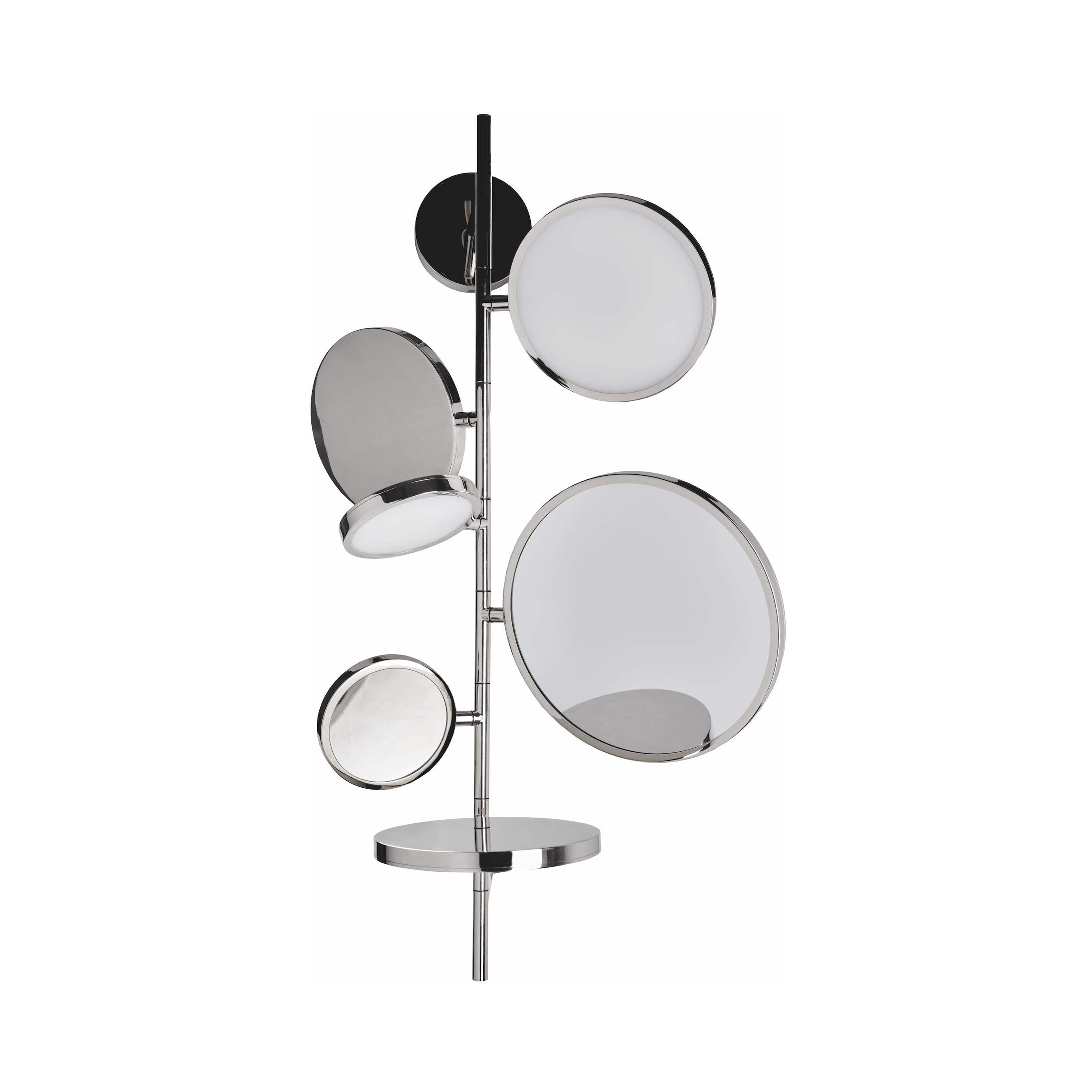 Tell Me Stories Wall Lamp with Mirrors: Silver